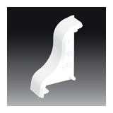 Padlószegély-csatorna végzáró LP35-höz balos 35mmx 25mm műanyag krémfehér LP KOPOS